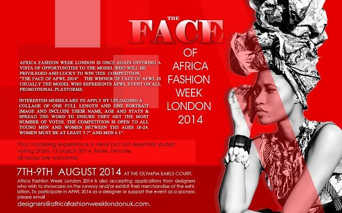 Face of Africa Fashion week London (AFWL) 2014 1