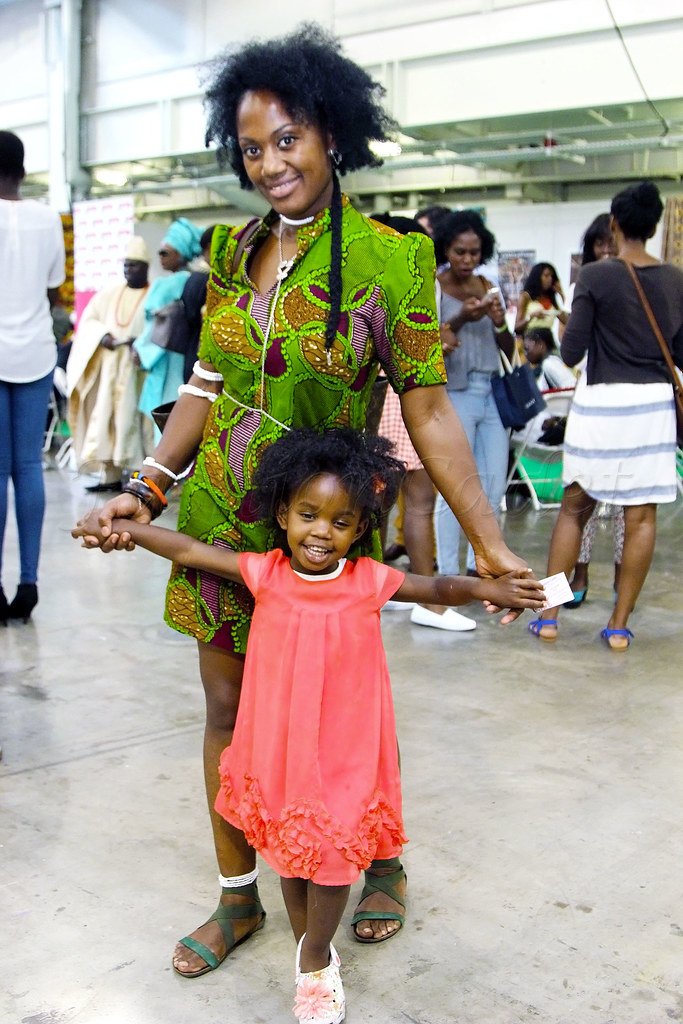 Green ankara/kitenge shift mini dress, body chain necklace & sandals