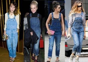 Ways of wearing overall dungarees