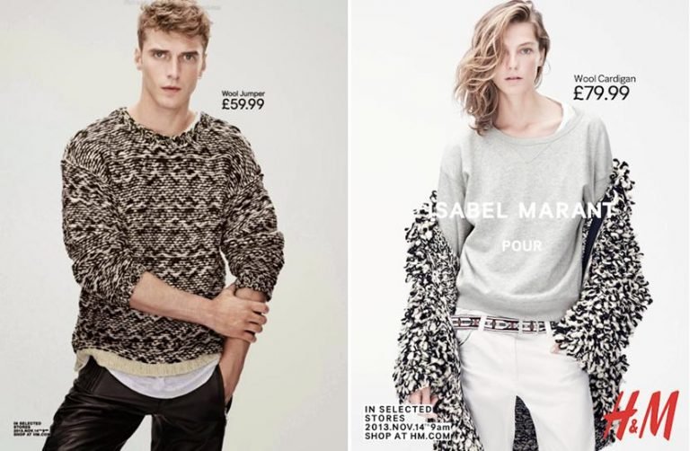 A sneak peek of Isabel Marant lookbook collection for H&M