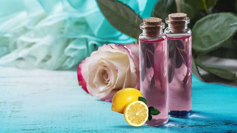 Lemon and Rosewater Homemade Facial Toner