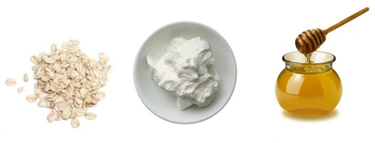 Oatmeal & yoghurt facial moisturising antioxidant mask