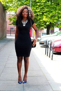 How to style a black body-con dress