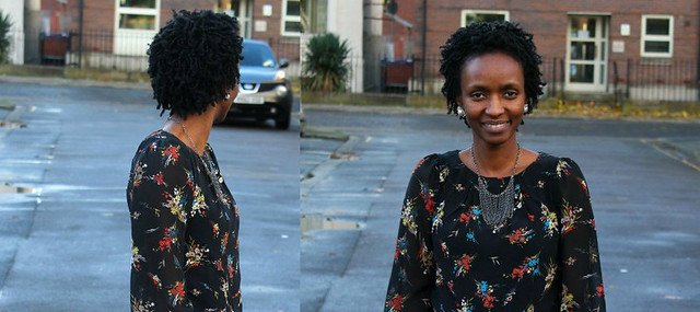 Finger coils: Natural hairstyle