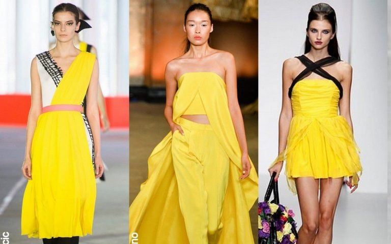 4 ways to wear yellow dresses: Yellow the colour of SS14