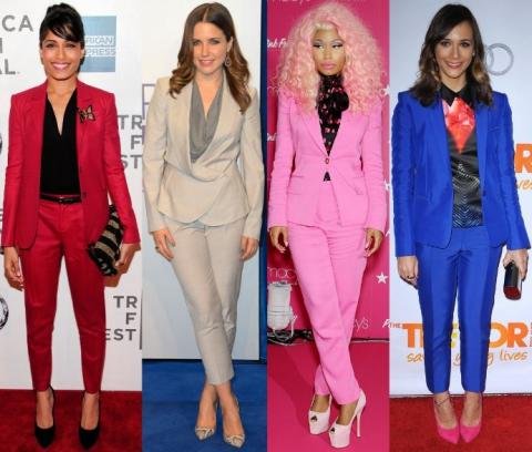 How to look chic in women's suit