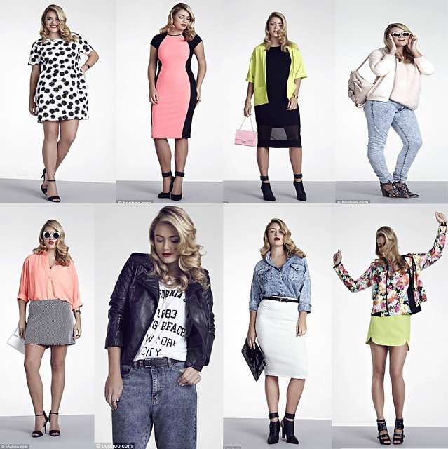 Plus size fashion collection range from Boohoo
