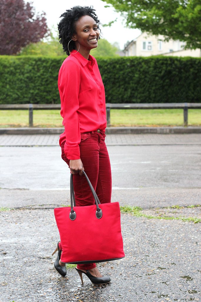 How to look good in monochrome red