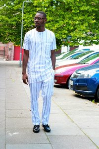 How to wear kaftan shirts with matching trousers