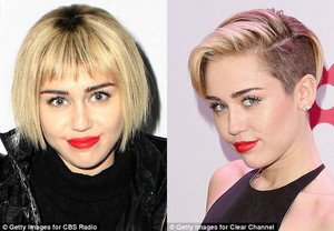 Miley Cyrus new bob hairdo 3