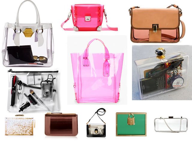 See through bags : The must have bags this season