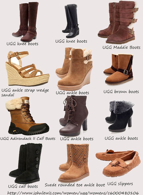 UGG shoe styles