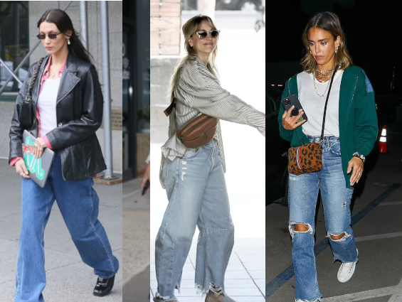 The Rise in Straight Leg/Baggy/Loose Boyfriend Jeans Trend this Spring-Summer